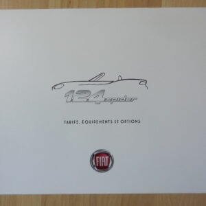 Catalogue FIAT 124 Spider 2016