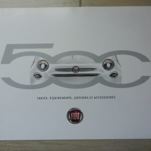 Catalogue FIAT 500 2017