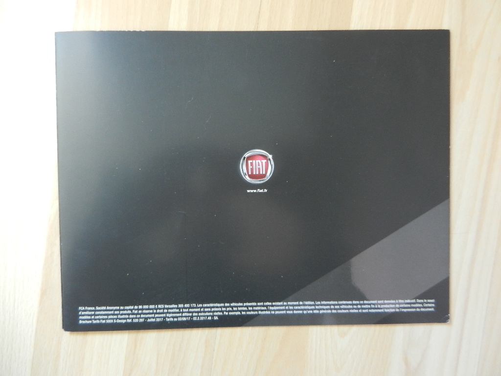 Catalogue FIAT 500X S-DESIGN 2017 – Image 3