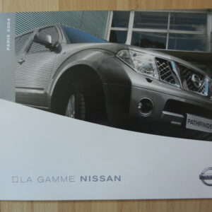 Catalogue Nissan la gamme Paris 2004