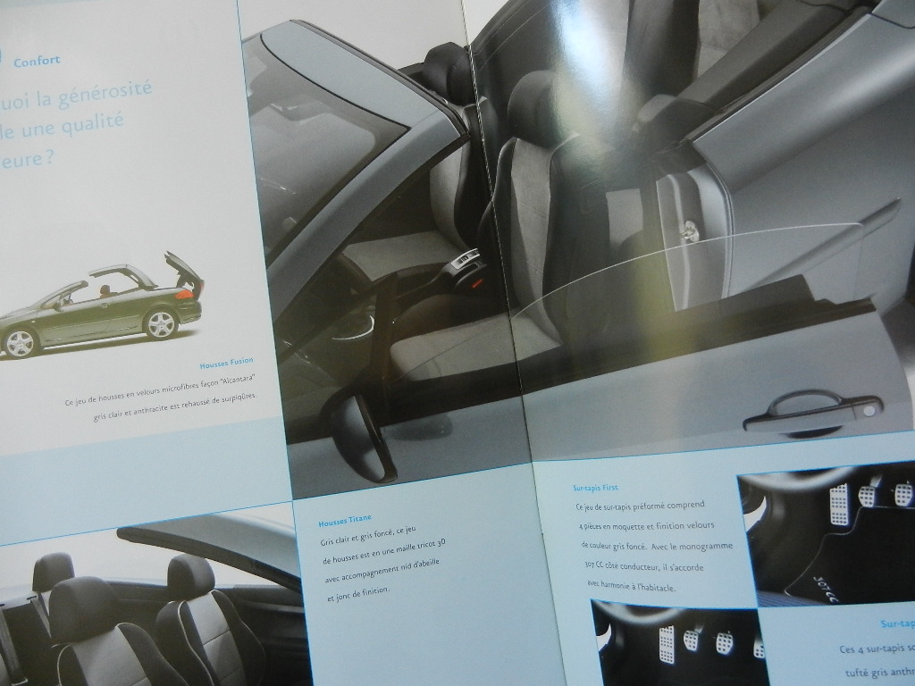 Catalogue Peugeot 307 CC accessoires 2003 – Image 2