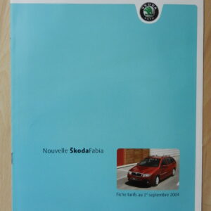 Catalogue Skoda Fabia 2004