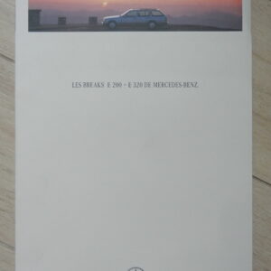 Catalogue les break E 200 – E 320 de Mercedes-Benz 1994