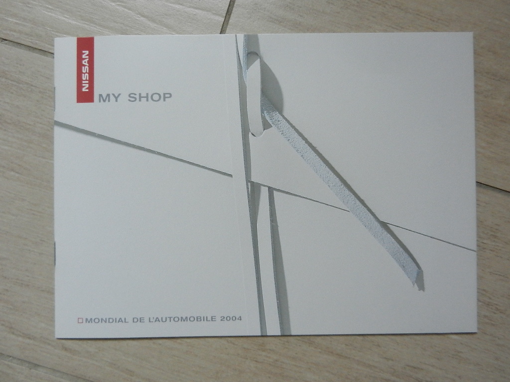 Catalogue Nissan My Shop mondial de l'automobile 2004