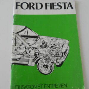 Notice d'utilisation Ford Fiesta 1976