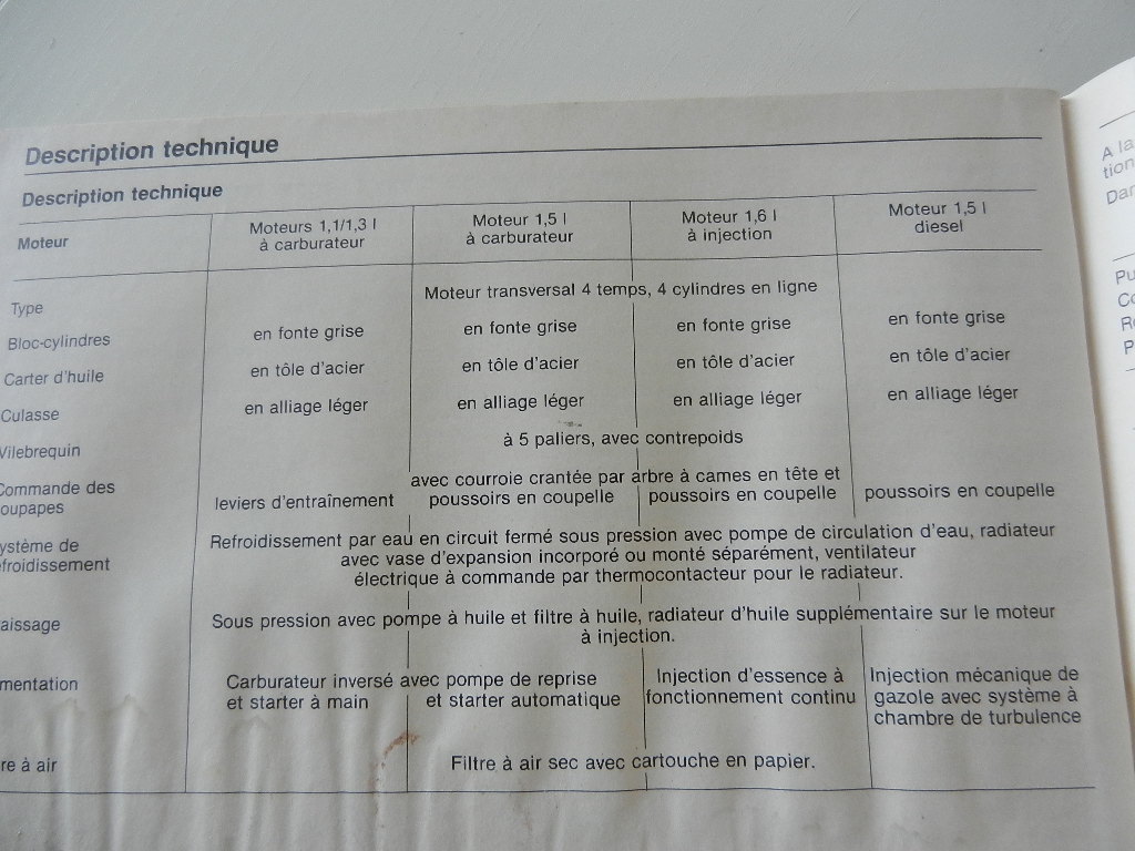 Notice d'entretien Volkswagen Golf 1979 – Image 4