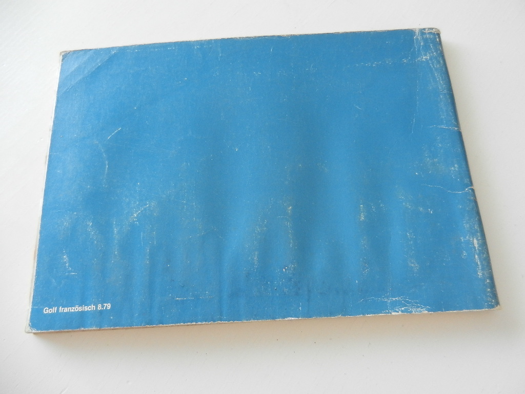 Notice d'entretien Volkswagen Golf 1979 – Image 3
