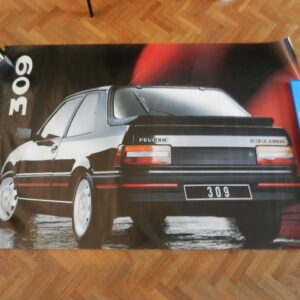 Affiche Peugeot 309 GTI série 1