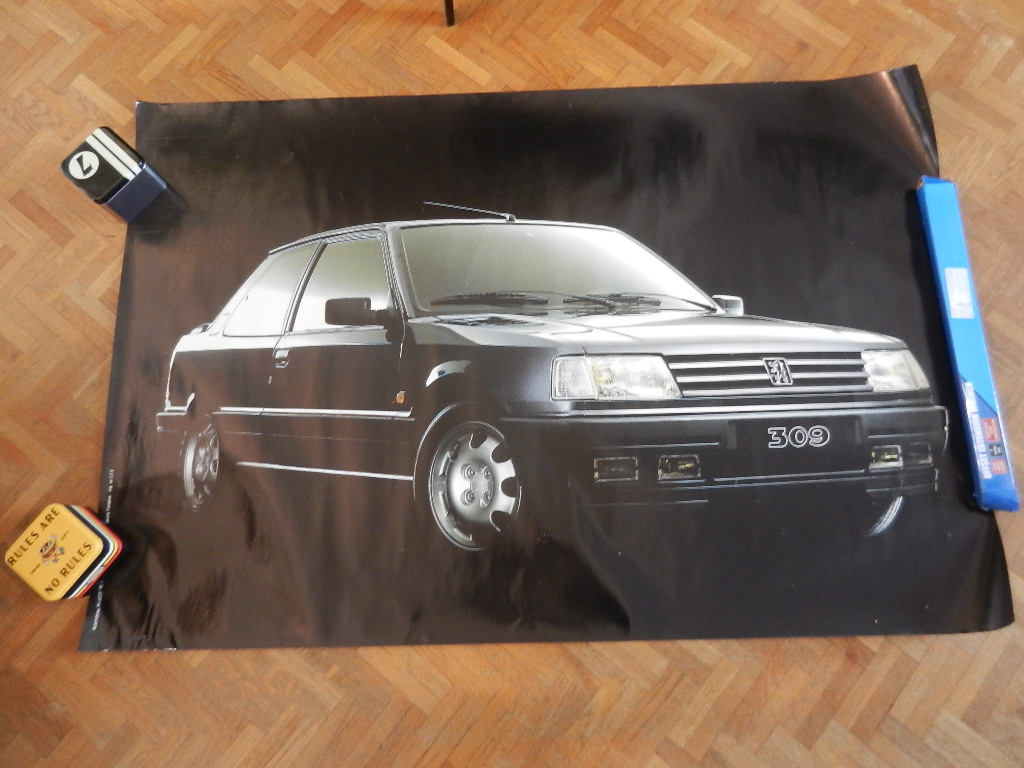 Affiche Peugeot 309 GTI 16S série 2